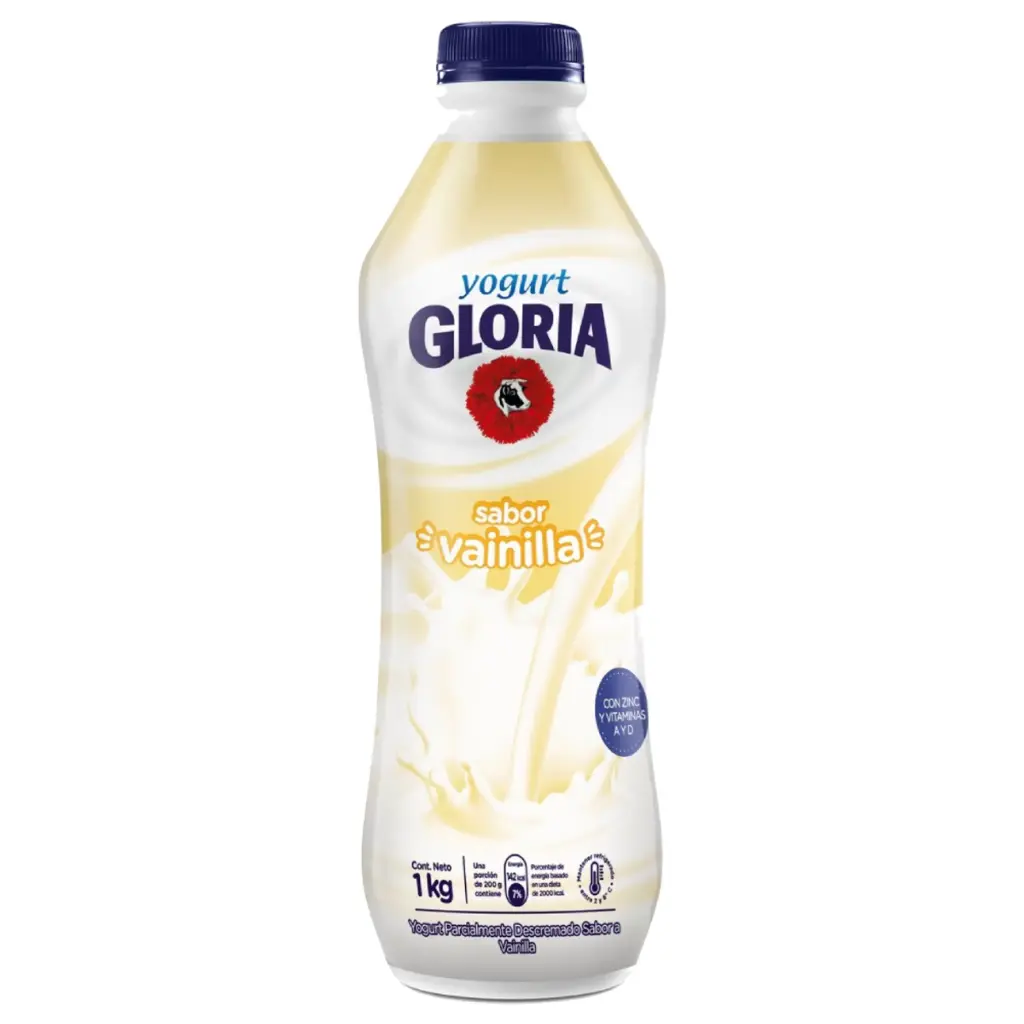 Yogurt Gloria Vainilla 1L