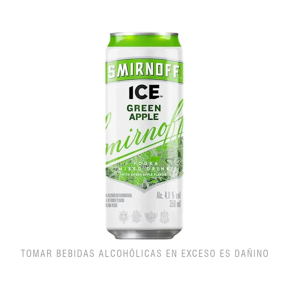 Smirnoff Lata Green Apple 350ml