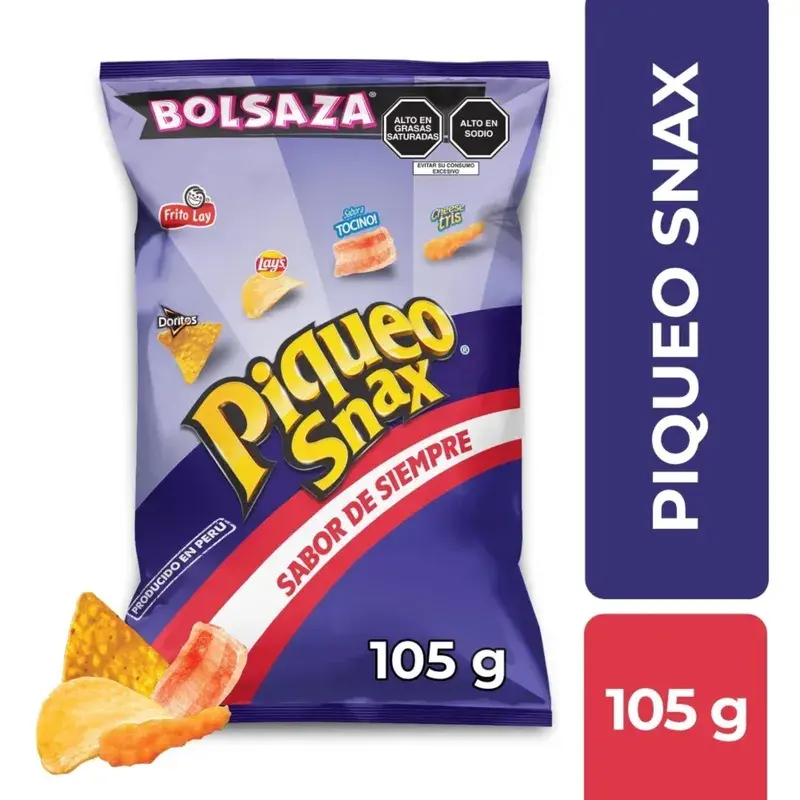 Piqueo Snax Bolsaza 110G