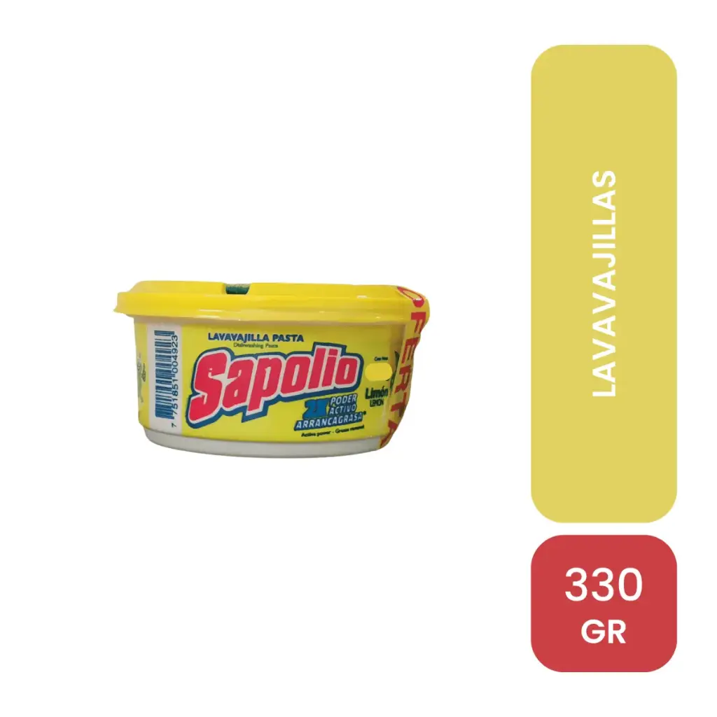 Lavavajilla Sapolio Limon 330GR