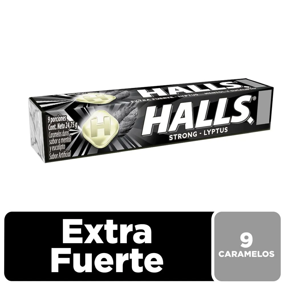 Halls Extra Fuerte Barra 27.5G