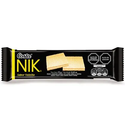 Galleta Nik Vainilla 72 GR