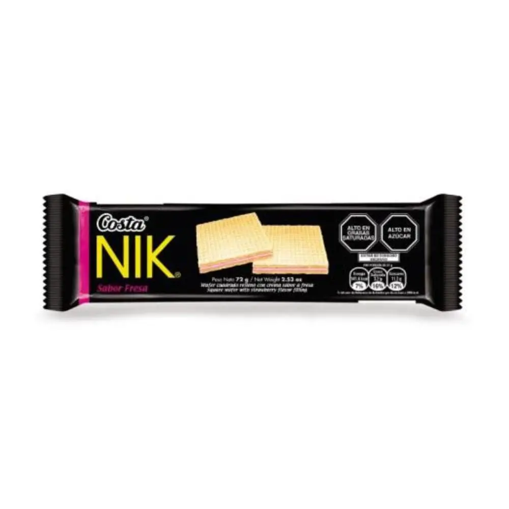 Galleta Nik Fresa 72 GR