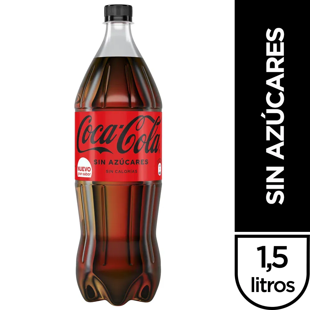 Coca Cola 1.5L sin azúcar (D)