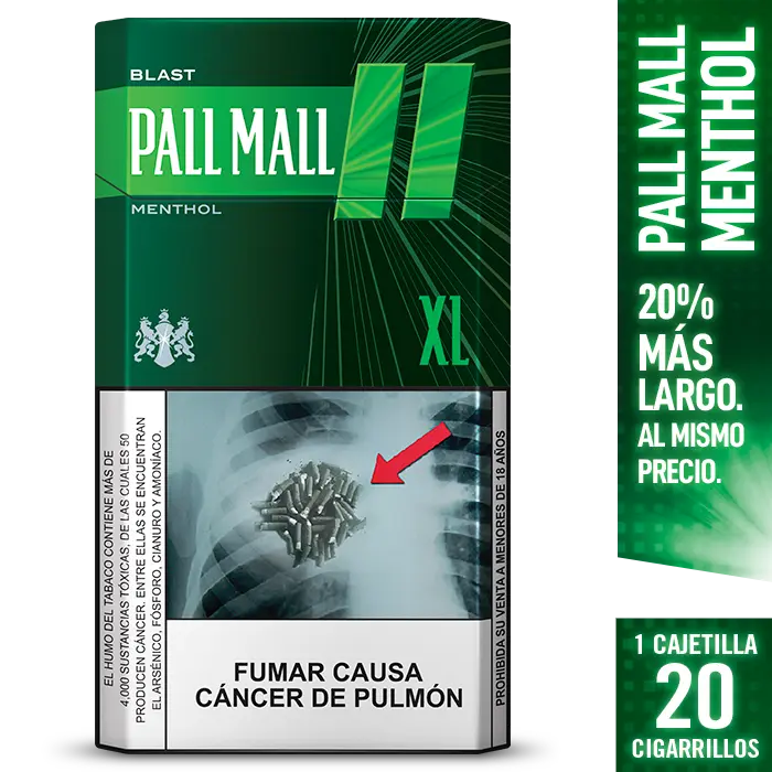 Cigarro Pall Mall Verde
