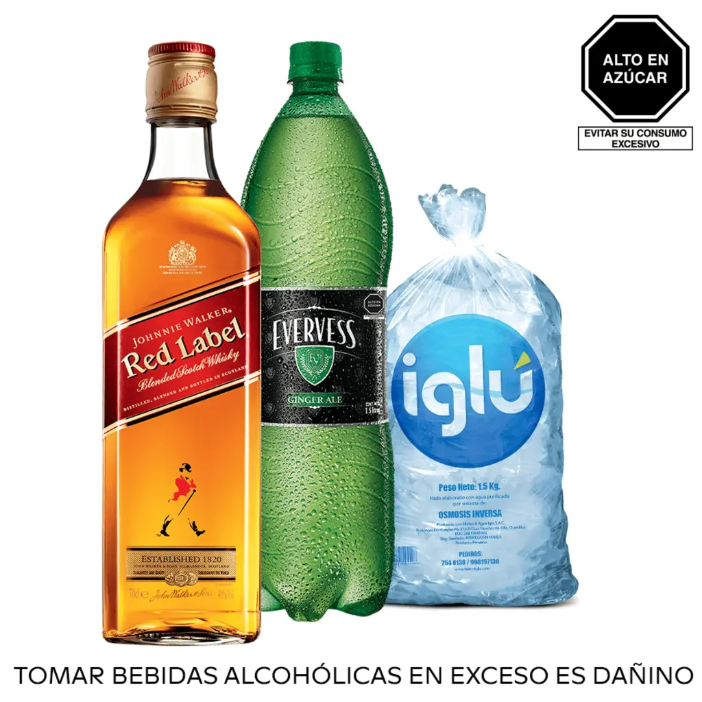 Combo Red Label 750ML