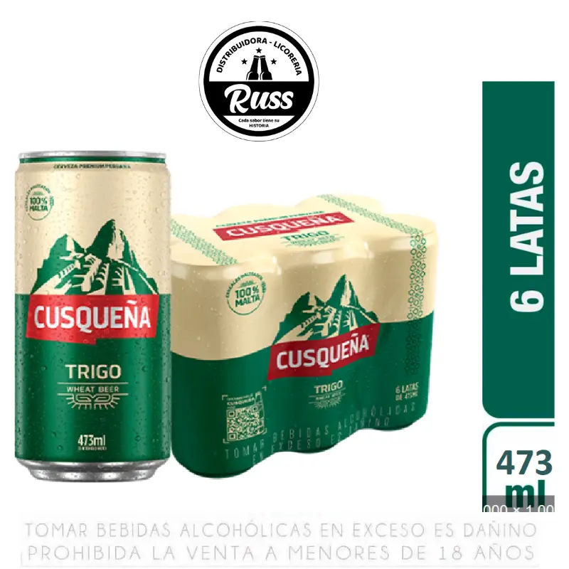 Sixpack Cusqueña Trigo 473ML