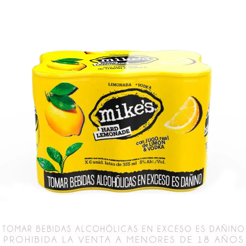 Sixpack Mikes Limon 355ML