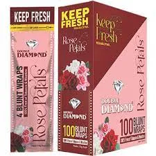 Blond Diamond Petalo de rosas 4 wraps