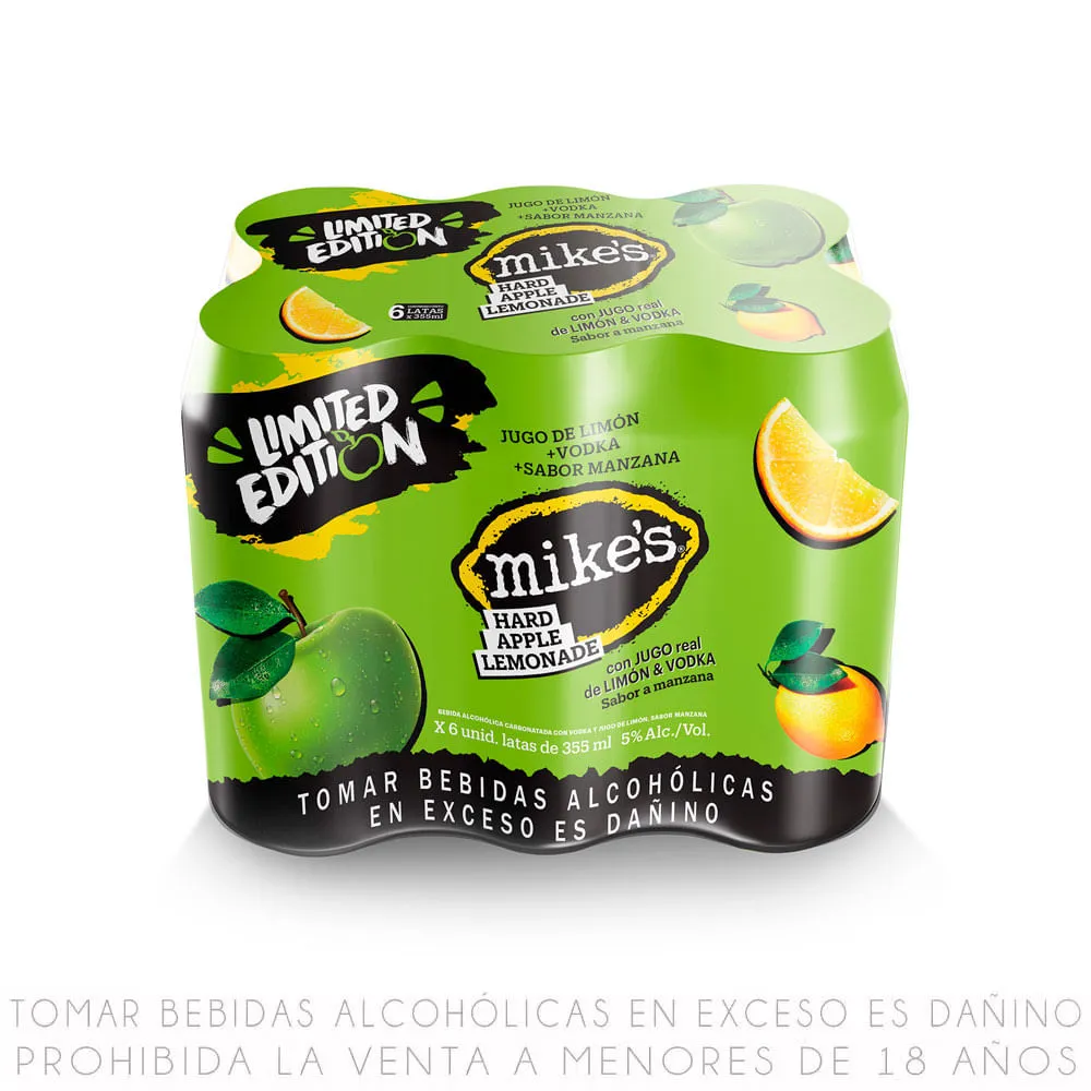 Sexpack Mikes Manzana 355ML 