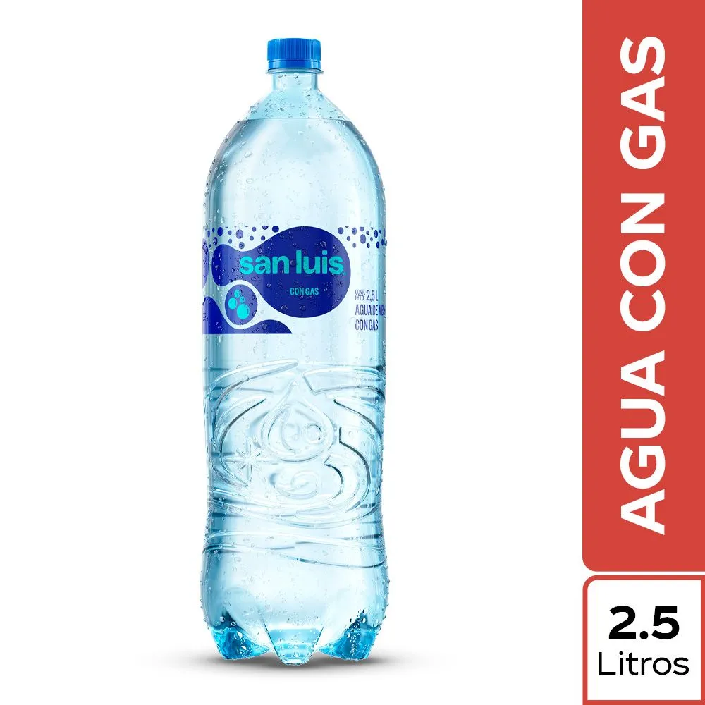 San Luis con gas 2.5L