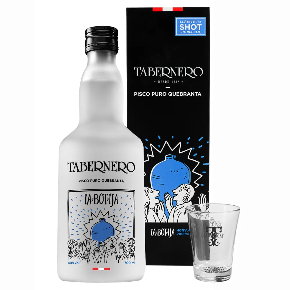 Pisco Tabernero Quebranta + shot